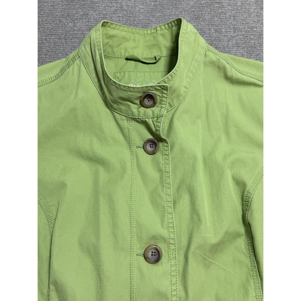 Eddie Bauer Jacket Womens XXL Green Cotton Button Front 3/4 Sleeve Casual - Picture 11 of 12